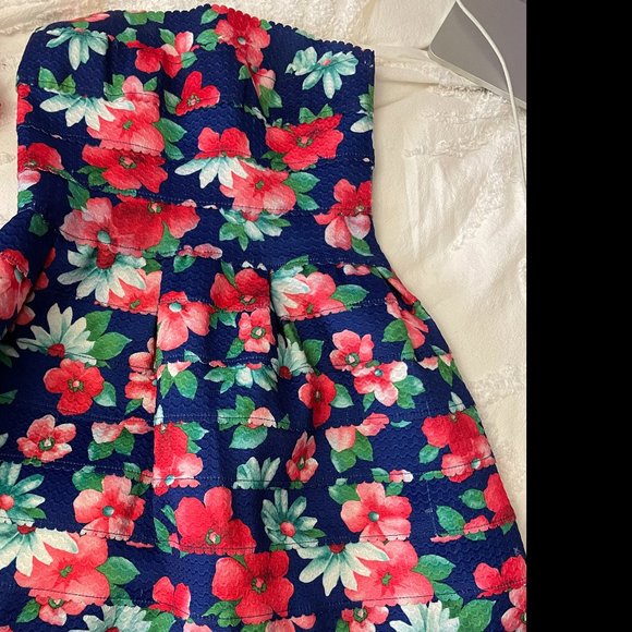 Formal Floral Bubble Dress - Picture 4 of 4